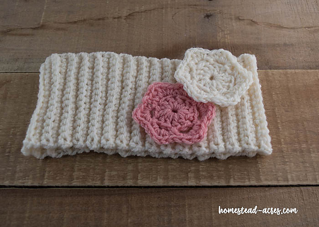 Crochet Ribbed Headband