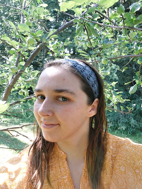 Blue skies headband