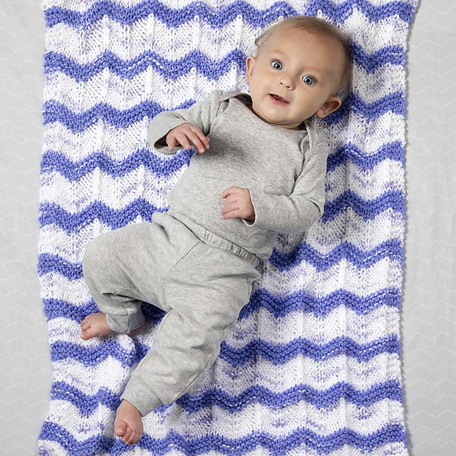 Chevron Stroller Blanket