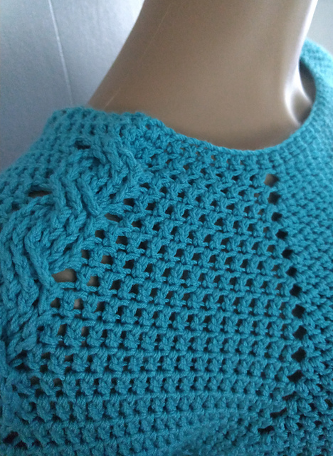 Cable Sleeve Raglan