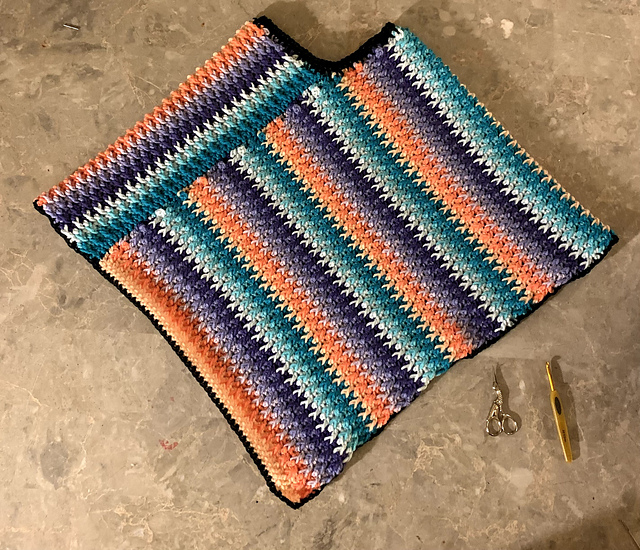 Colorburst Poncho