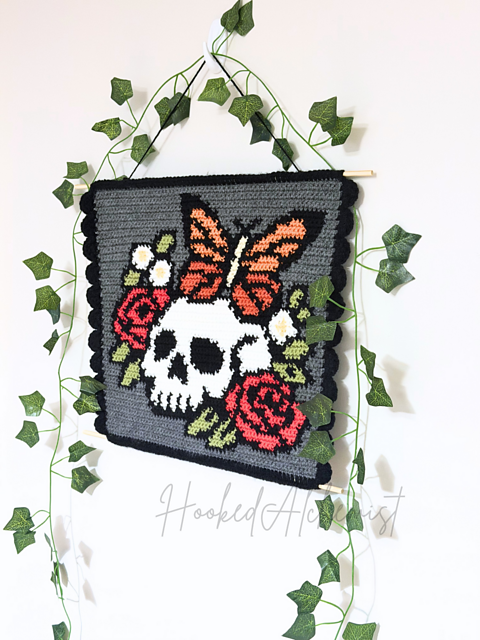 Skull and Butterfly