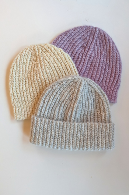 Hooked Brioche Hat
