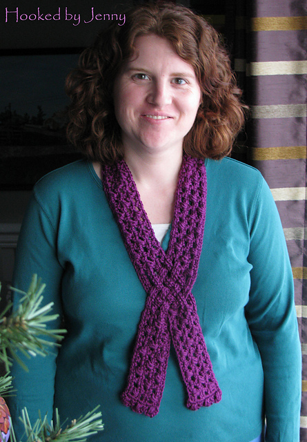 Bobble & Weave Scarf