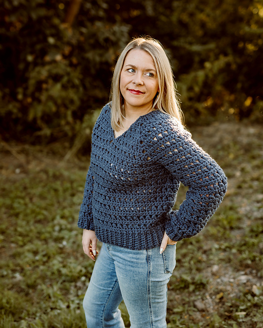 Ravelry: Indigo Sweater pattern by Emily Marie Davies