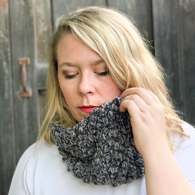 Velvet Puff Cowl