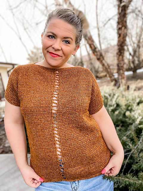 Double Tunisian Tee