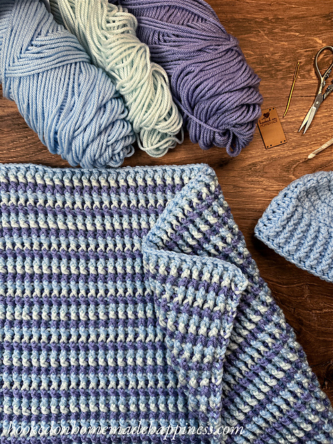 Ribbed Baby Blanket