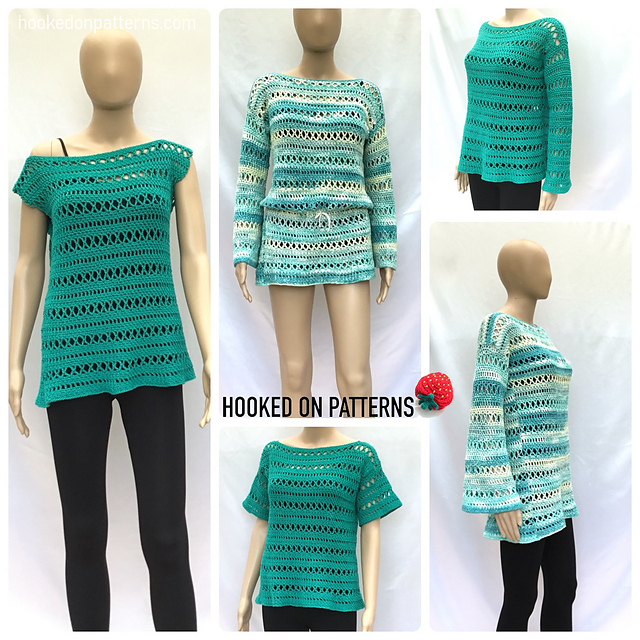 Anysia Summer Top, Tunic, Beach Cover