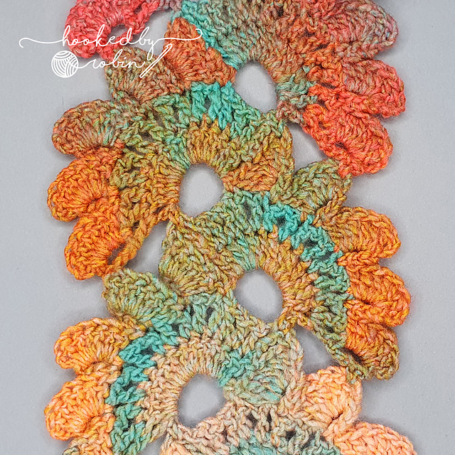 Fan Lace Scarf