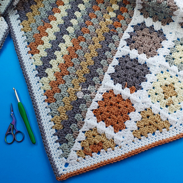 Half & Half Granny Shawl