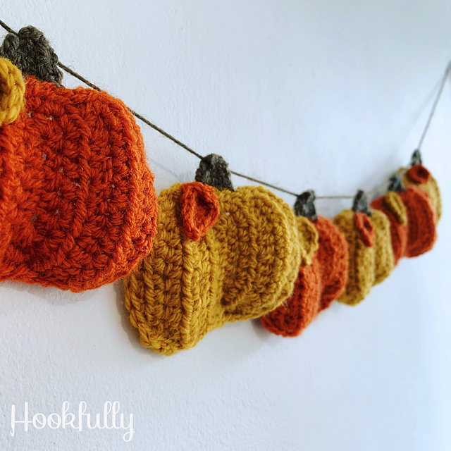 Halloween pumpkin bunting