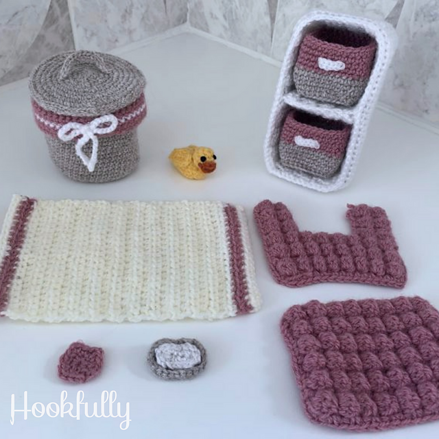 Bathroom set fashion doll