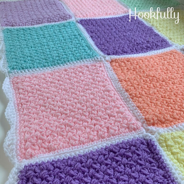 Busy Lizzy’s patchwork blanket