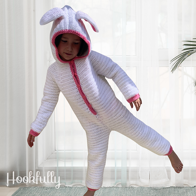 Bunny kids onesie pyjamas