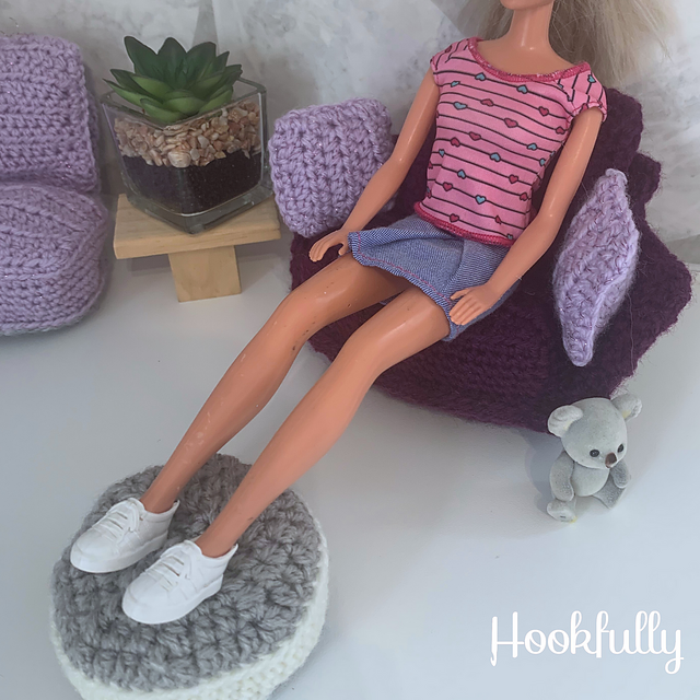Super cute sofa set fashion doll furniture