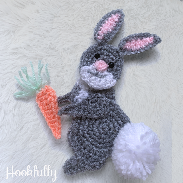 Easter bunny applique