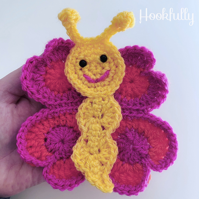 Bella the butterfly appliqué