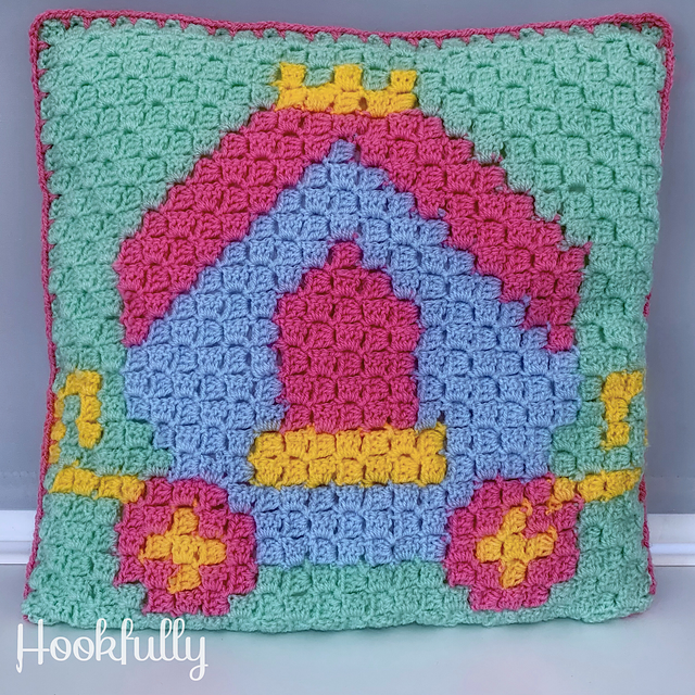 C2C princess carriage cushion