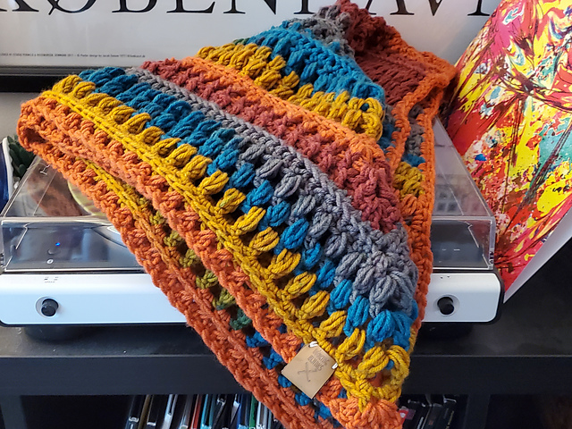 Berries and Cream Shawl