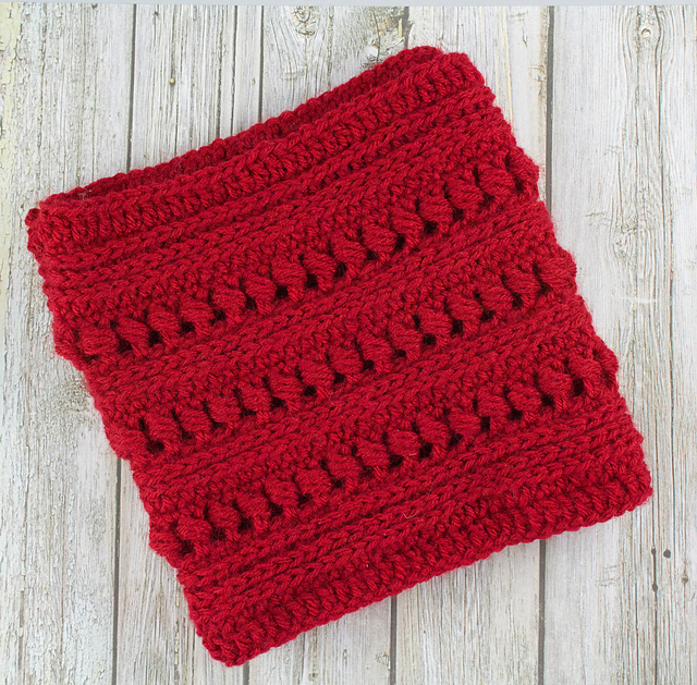 Bead Stitch Cowl Scarf