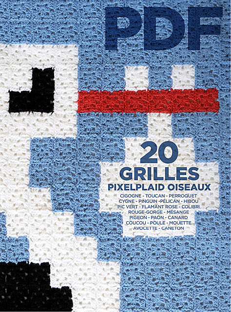20 birds Pixel Blankets
