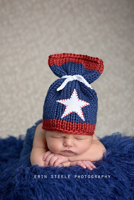 Knitted Fan Top Hat
