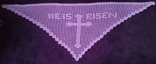 He is risen shawl