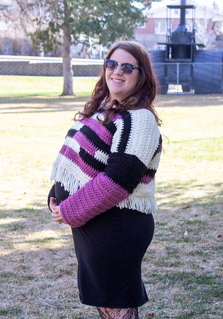 Fringella Crop Sweater