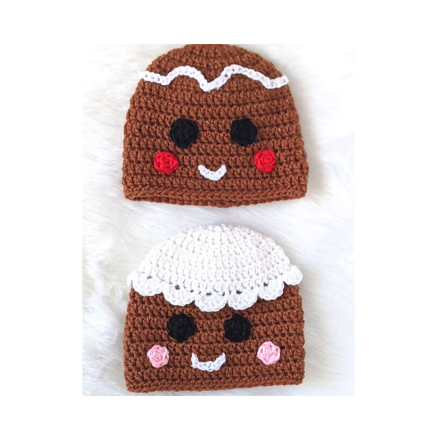 Baby Gingerbread Hats