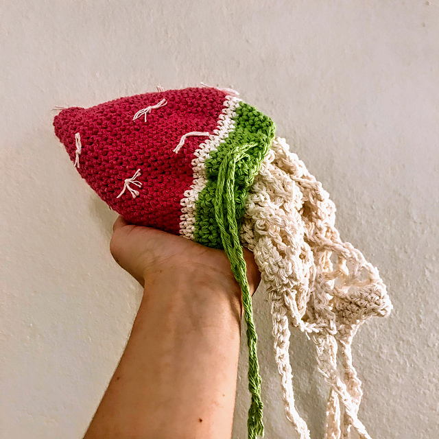 Pop-Out Watermelon Market Bag