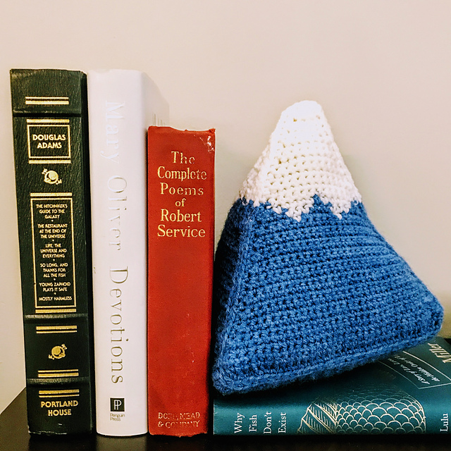 Snowcapped Mountain Bookend