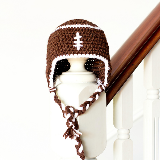 Baby Football Earflap Hat