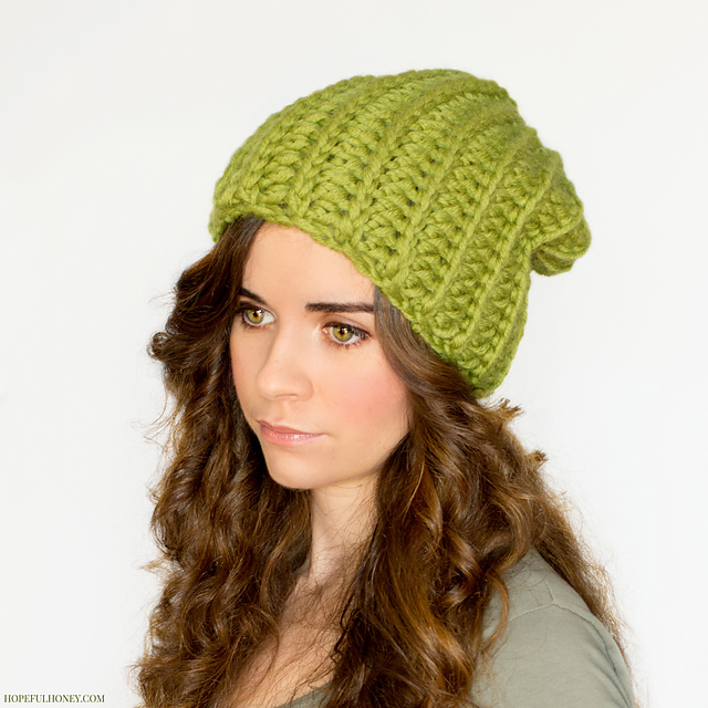 Chunky Willow Tree Slouchy Beanie