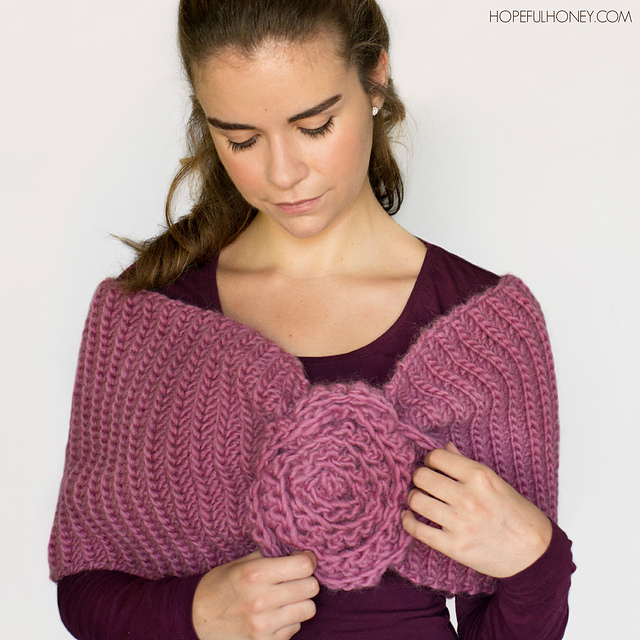 Tea Rose Shawl