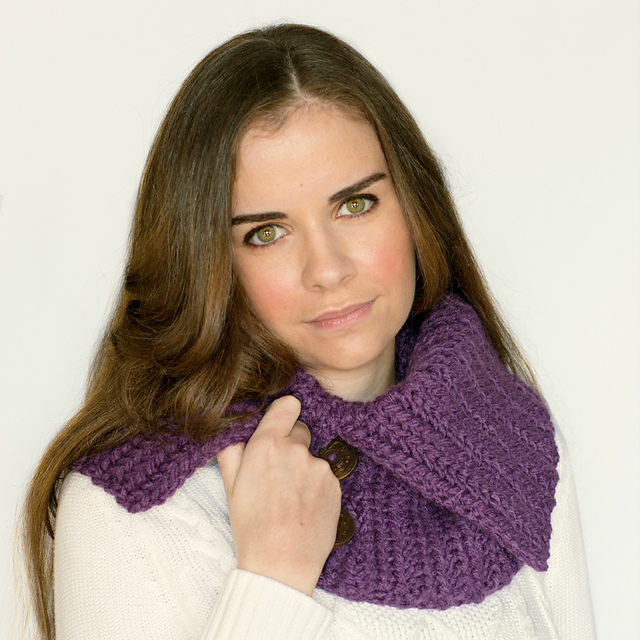 Chic Button Cowl