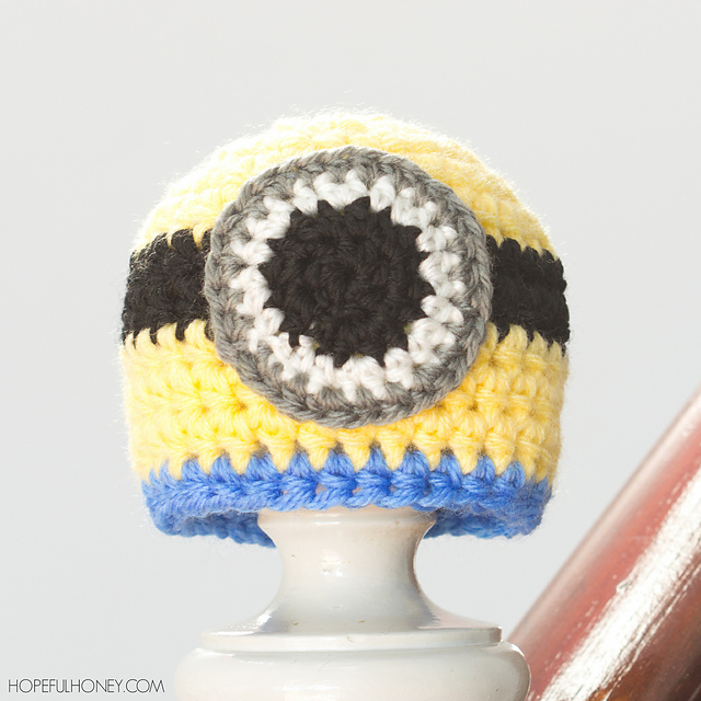 Newborn Minion Inspired Hat