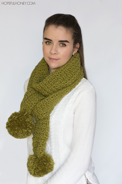 Chunky Cottontail Scarf