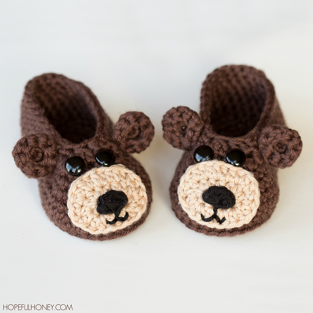 Teddy Baby Booties