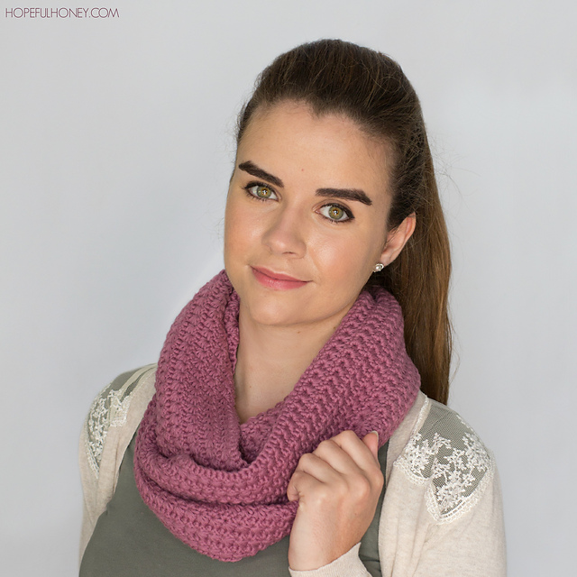 Star Stitch Infinity Scarf