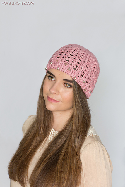 Pearly Rose Hat