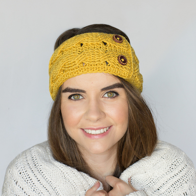 Saffron Cable Headband