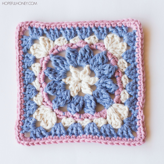 Clustered Pearl Granny Square