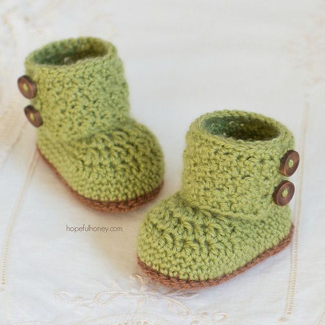 Cashmere Avocado Baby Booties