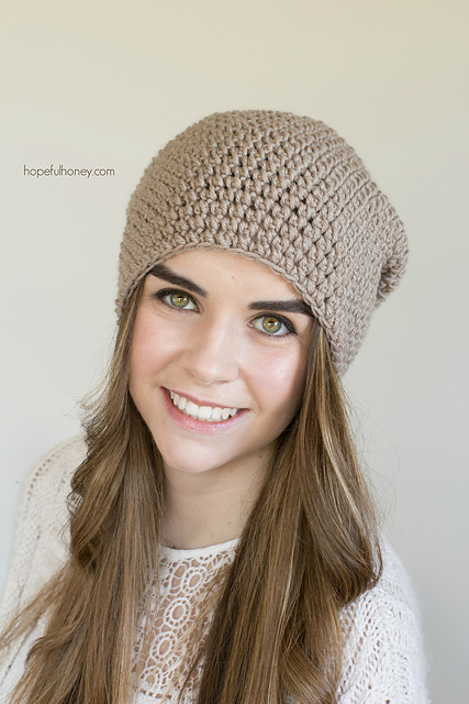 Toasted Wheat Slouchy Beanie