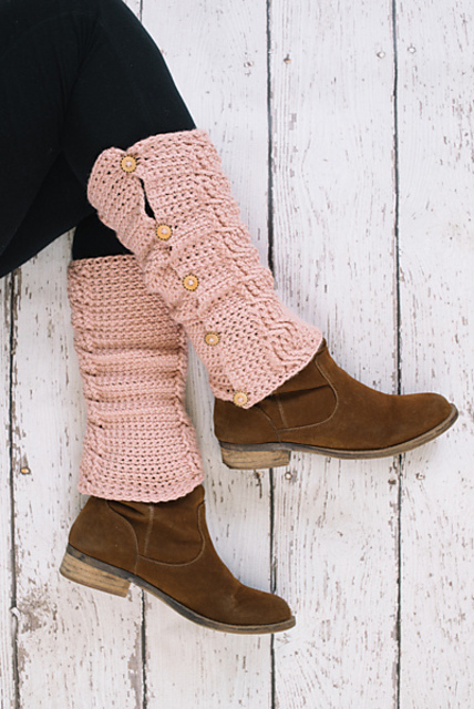 Cabled Leg Warmers