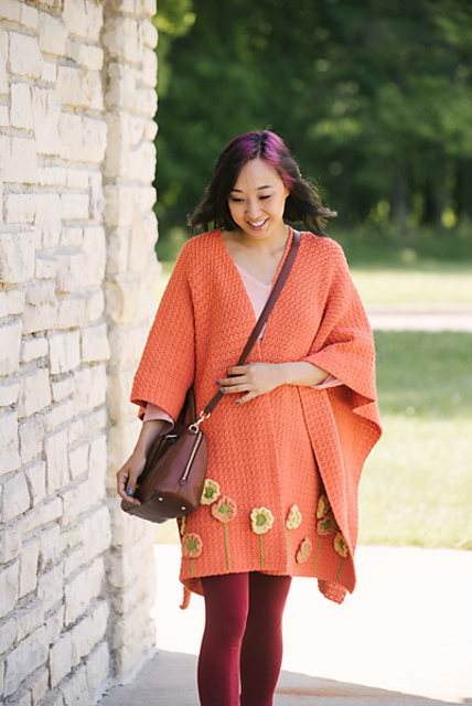 Eternal Poppy Poncho