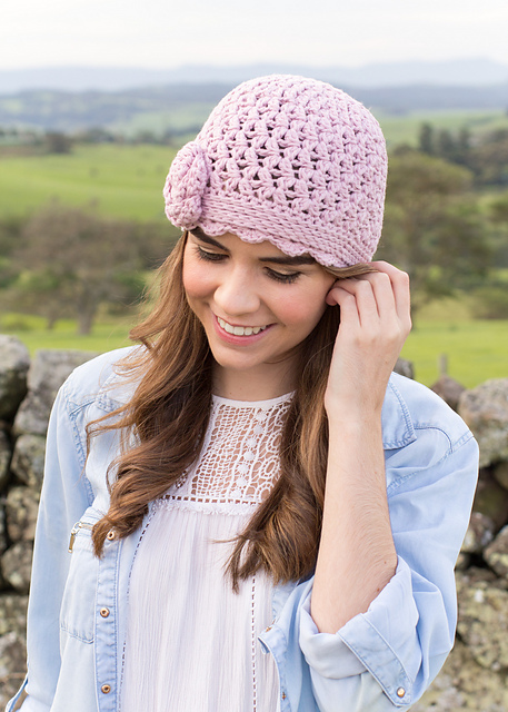 Lilac & Lace Vintage Hat
