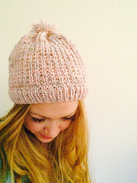 Waffle texture hat
