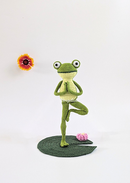 Zen the yoga frog